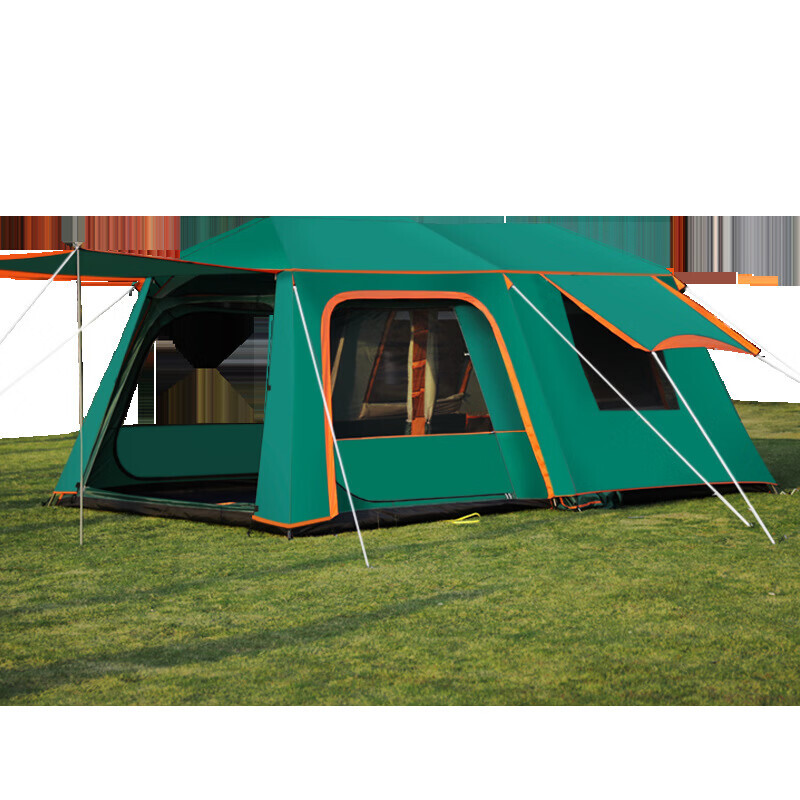 Yjhome зеленая палатка с соломенной крышей, полностью автоматическая уличная палатка с двумя спальнями и одной гостиной, двухслойная роскошная палатка для кемпинга, темно-зеленая, небольшого размера, на 4-6 человек
Yjhome зеленая палатка с соломенной крышей, полностью автоматическая уличная палатка с двумя спальнями и одной гостиной, двухслойная роскошная палатка для кемпинга, темно-зеленая, небольшого размера, на 4-6 человек
