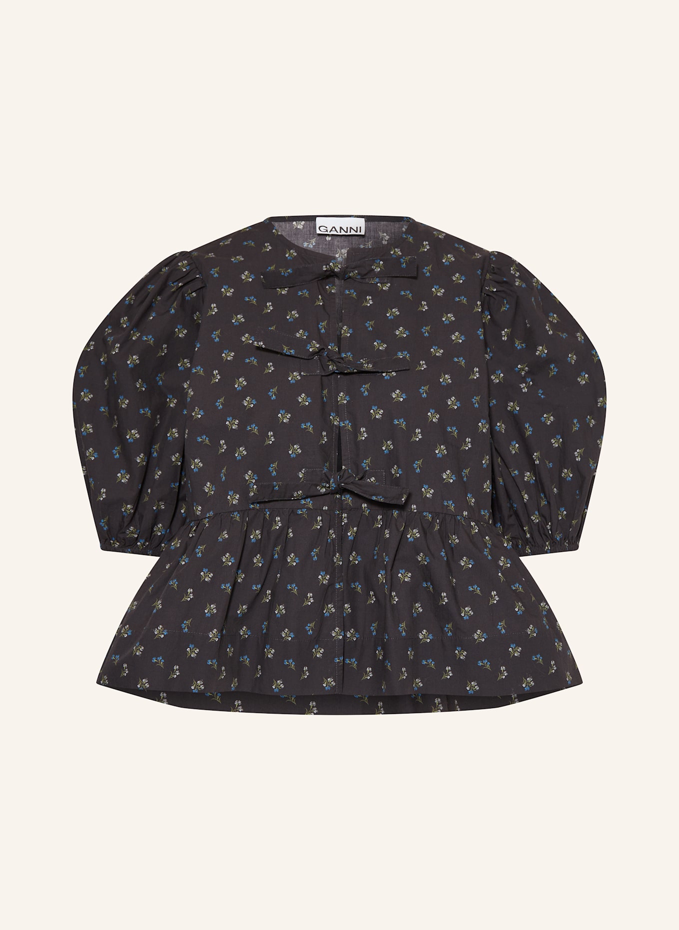 Блуза Ganni, мультиколор
Блуза Ganni, мультиколор