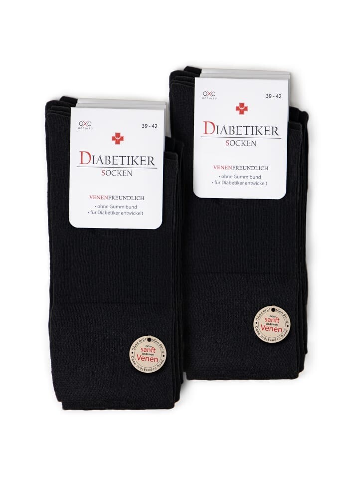 Носки Occulto 10er Pack Diabetiker Goetz, черный 
Носки Occulto 10er Pack Diabetiker Goetz, черный