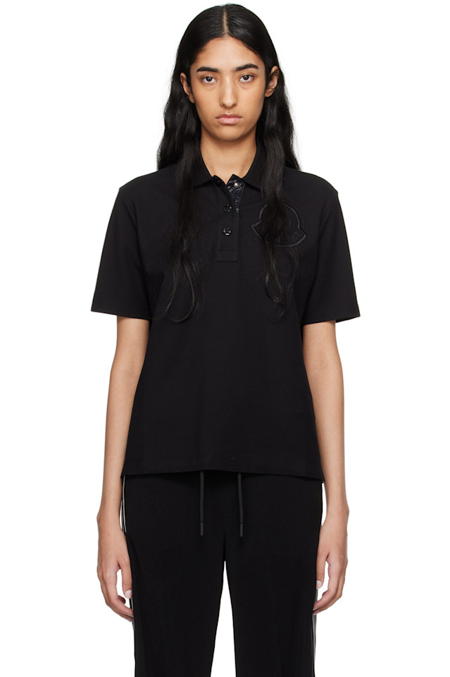 Поло с вышитым логотипом Moncler, черный
Поло с вышитым логотипом Moncler, черный