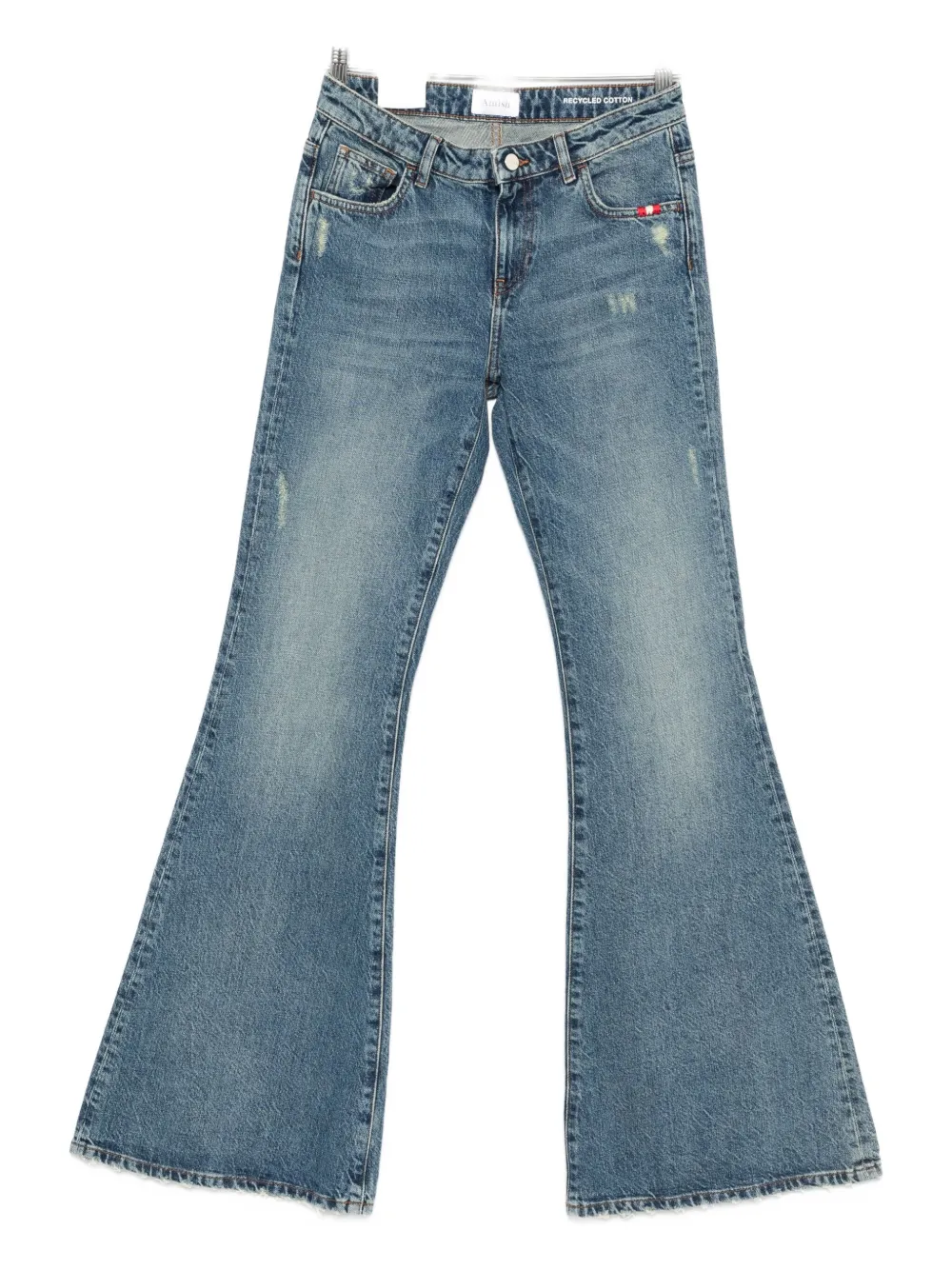 Расклешенные джинсы Woodstock с потертостями AMISH, синий
Расклешенные джинсы Woodstock с потертостями AMISH, синий