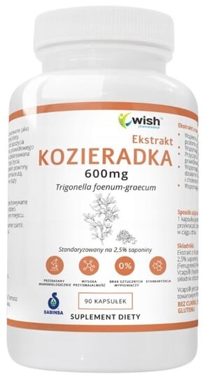 Виш, Пажитник 600мг 90 капс. Inna marka
Виш, Пажитник 600мг 90 капс. Inna marka