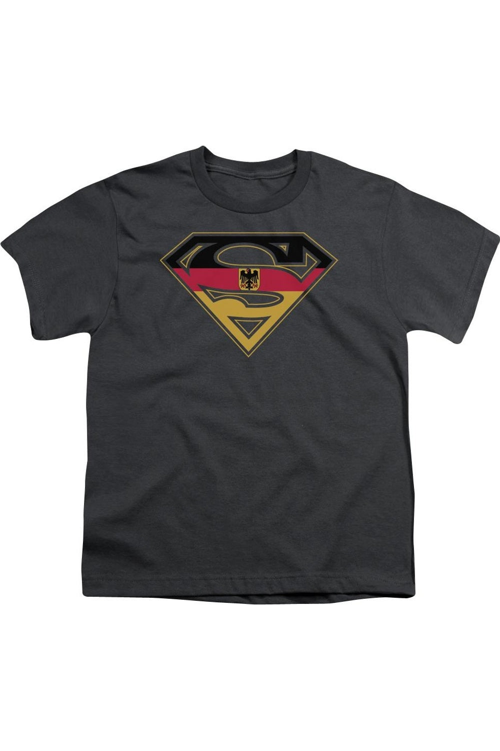Футболка с коротким рукавом "Супермен: немецкий щит" для детей Gildan, Charcoal
Футболка с коротким рукавом "Супермен: немецкий щит" для детей Gildan, Charcoal