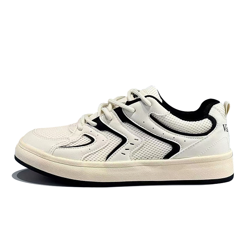 VANSSI Мужские низкие скейтерские кеды белые, цвет White
VANSSI Мужские низкие скейтерские кеды белые, цвет White