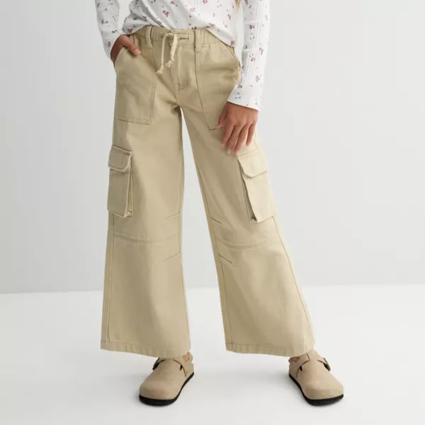 Девчачьи стильные карго-штаны с ложными карманами-бочонками 7-16 лет Gogo Star, цвет stone
Девчачьи стильные карго-штаны с ложными карманами-бочонками 7-16 лет Gogo Star, цвет stone