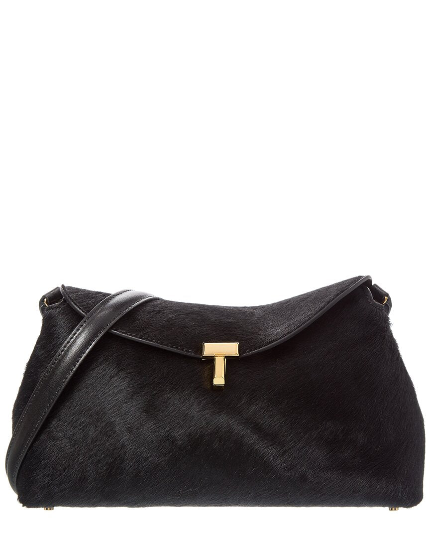 TOTEME T Lock сумка через плечо из телячьей кожи с эффектом меха, черный
TOTEME T Lock сумка через плечо из телячьей кожи с эффектом меха, черный