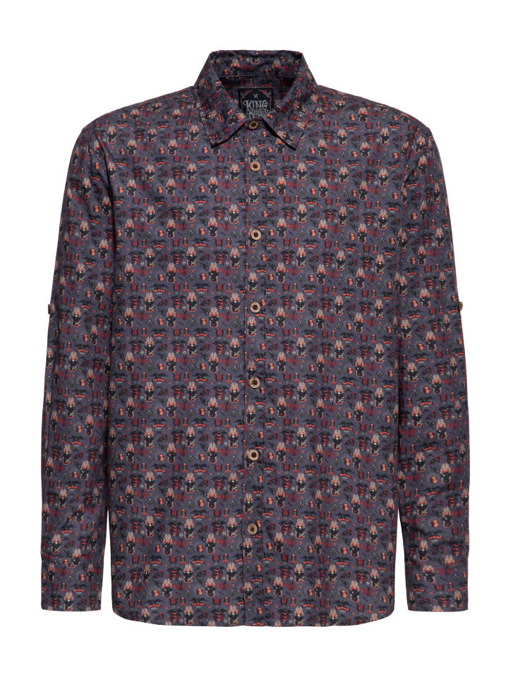 Рубашка с длинными рукавами King Kerosin от Kustom Kulture серого цвета King Kerosin
Рубашка с длинными рукавами King Kerosin от Kustom Kulture серого цвета King Kerosin