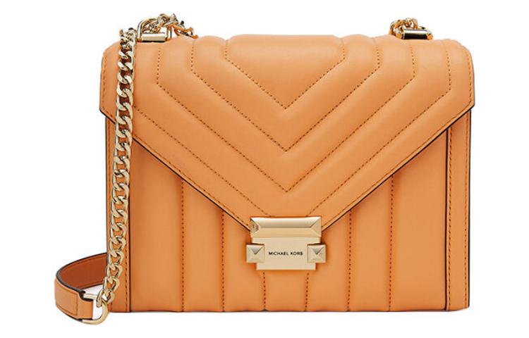 MICHAEL KORS Уитни кожаный конверт Сумка через плечо Женская большая шафран
MICHAEL KORS Уитни кожаный конверт Сумка через плечо Женская большая шафран