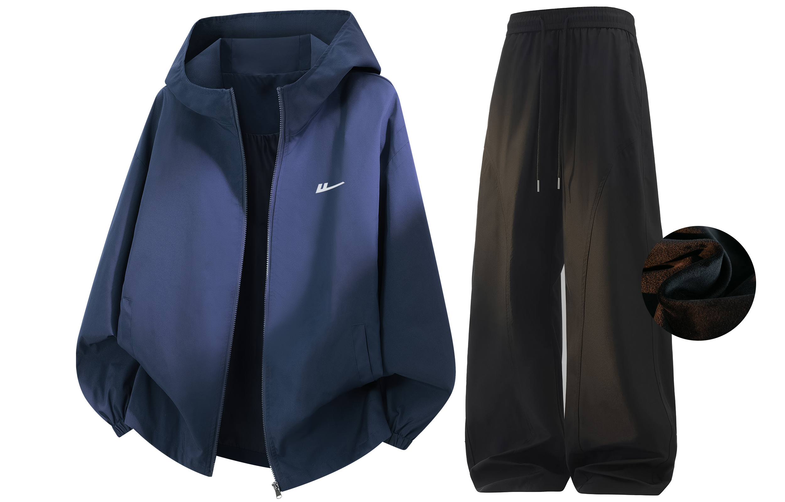 ВВВетровка и брюки Unisex WARRIOR, 藏青+【加绒长裤】
ВВВетровка и брюки Unisex WARRIOR, 藏青+【加绒长裤】