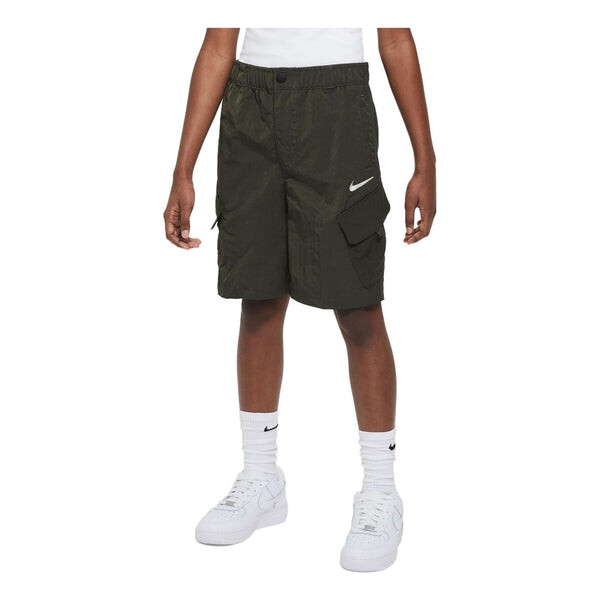 Шорты для активного отдыха, тканые шорты-карго Nike, хаки 
Шорты для активного отдыха, тканые шорты-карго Nike, хаки