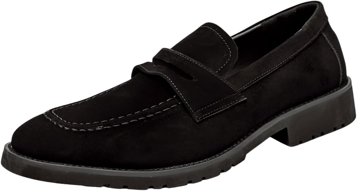 Мужские замшевые пенни-лоферы Santimon, повседневные и туфли для мужчин, туфли под смокинг, черный
Мужские замшевые пенни-лоферы Santimon, повседневные и туфли для мужчин, туфли под смокинг, черный