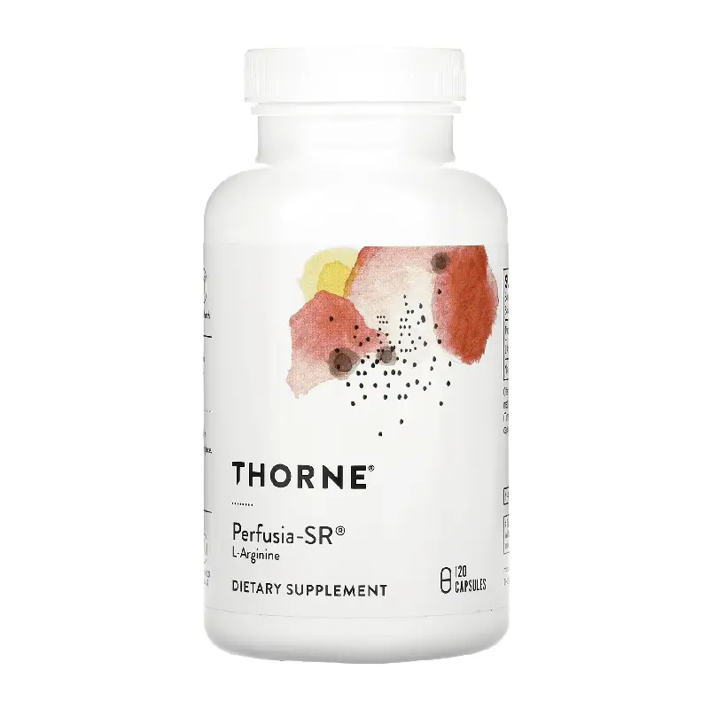 Perfusia-SR L-аргинин Thorne Research 500 мг, 120 капсул
Perfusia-SR L-аргинин Thorne Research 500 мг, 120 капсул