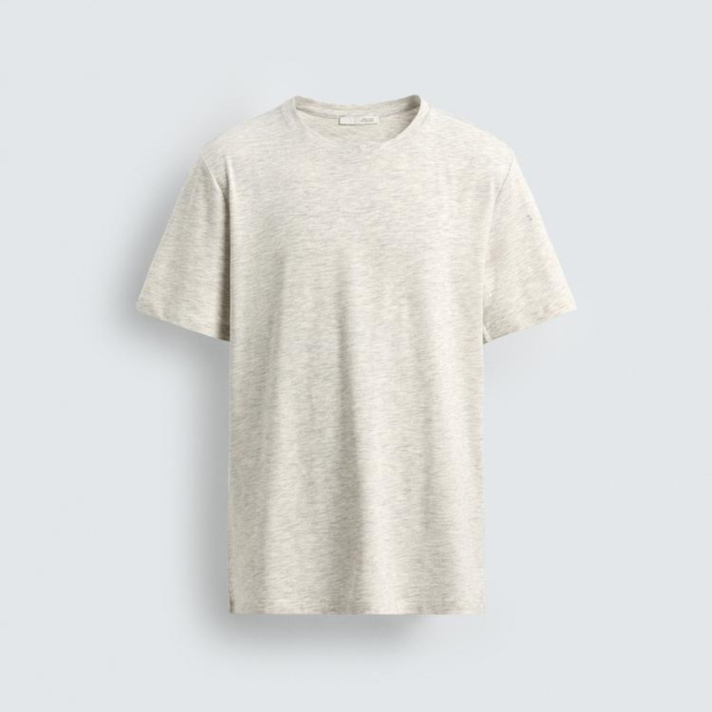 Футболка Zara Basic Slim Fit, серебристый
Футболка Zara Basic Slim Fit, серебристый