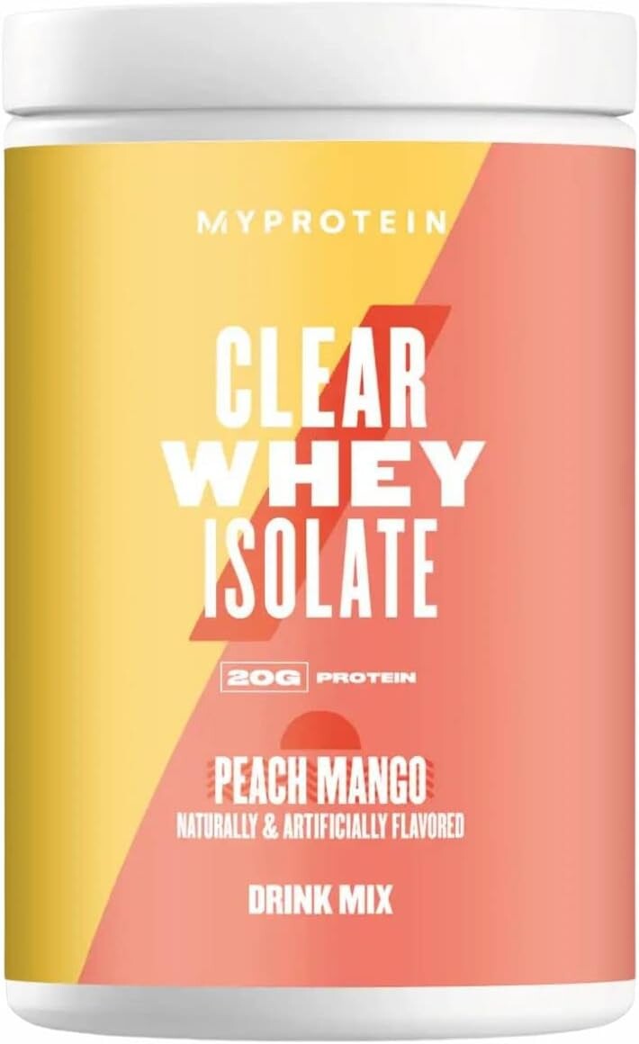 Протеин со вкусом сока Myprotein Clear Whey Isolate, 500г, персик/манго
Протеин со вкусом сока Myprotein Clear Whey Isolate, 500г, персик/манго