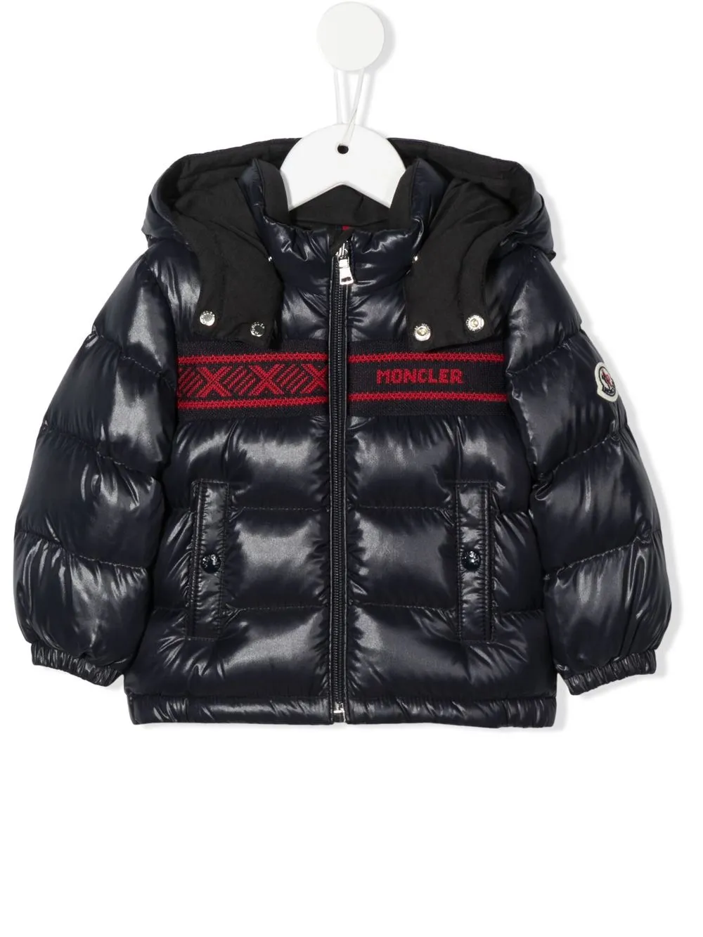 Пуховик с логотипом Moncler Enfant, синий
Пуховик с логотипом Moncler Enfant, синий
