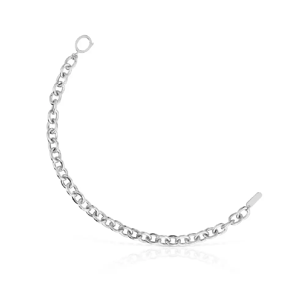 Браслет Tous Chain With Tous Basics, серебро 
Браслет Tous Chain With Tous Basics, серебро
