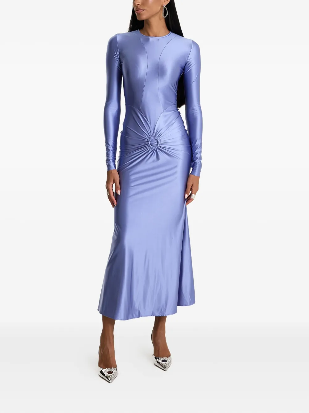 Платье миди Electric Bloom с длинными рукавами и перекрученным передом MOOS STUDIO, фиолетовый
Платье миди Electric Bloom с длинными рукавами и перекрученным передом MOOS STUDIO, фиолетовый