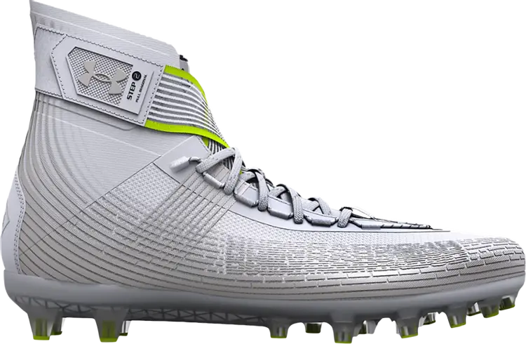 Бутсы Under Armour Highlight MC White Metallic Silver, белый 
Бутсы Under Armour Highlight MC White Metallic Silver, белый