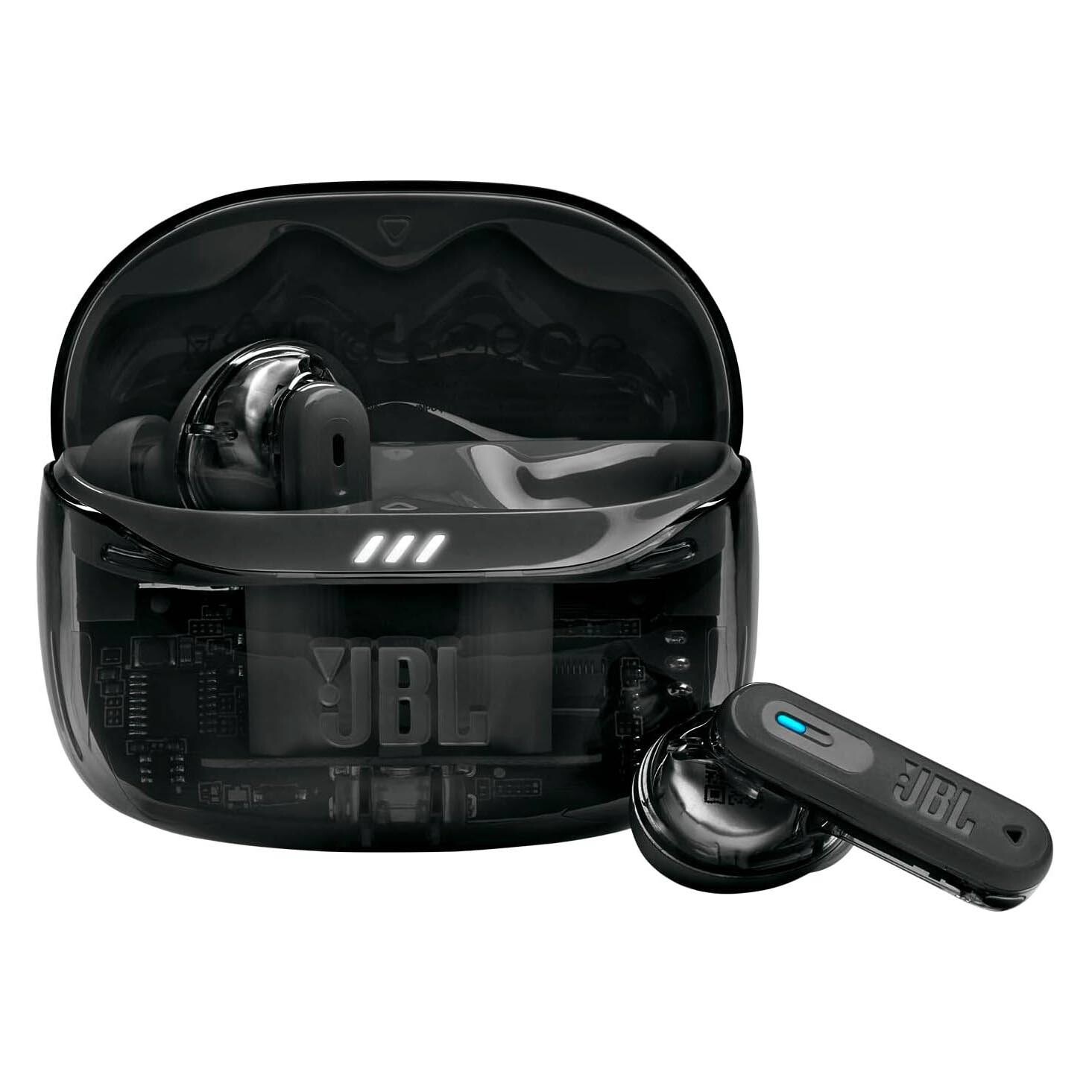 Беспроводные наушники JBL Tune Beam 2, прозрачный черный
Беспроводные наушники JBL Tune Beam 2, прозрачный черный
