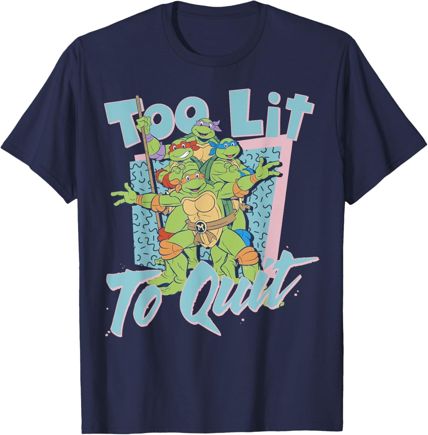 Мужская футболка Teenage Mutant Ninja Turtles Too Lit To Quit, темно-синий
Мужская футболка Teenage Mutant Ninja Turtles Too Lit To Quit, темно-синий