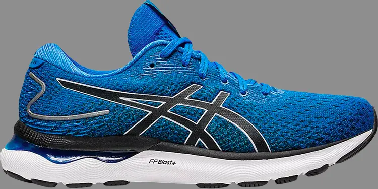 Кроссовки gel nimbus 24 'electric blue' Asics, синий 
Кроссовки gel nimbus 24 'electric blue' Asics, синий