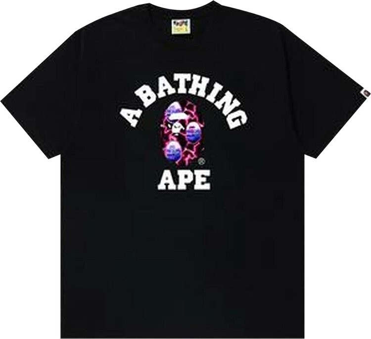 Футболка BAPE Lightning College Tee 'Black/Black', черный
Футболка BAPE Lightning College Tee 'Black/Black', черный
