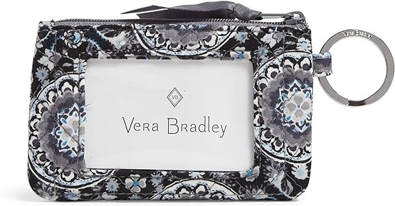 Женский хлопковый кошелек Vera Bradley на молнии с чехлом для документов, угольный
Женский хлопковый кошелек Vera Bradley на молнии с чехлом для документов, угольный