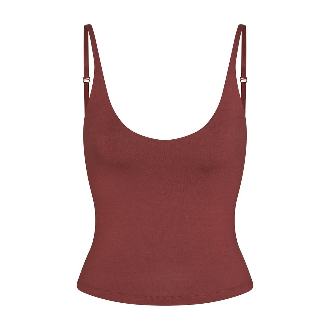 Топ SKIMS Smooth Layers Scoop Neck Cami, коричневый
Топ SKIMS Smooth Layers Scoop Neck Cami, коричневый