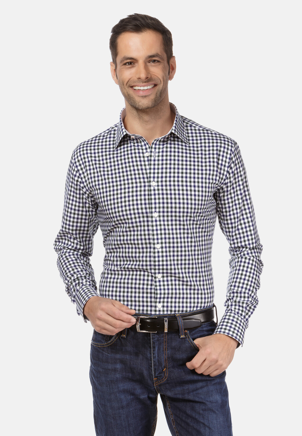 Рубашка Vincenzo Boretti tailliert, зеленый
Рубашка Vincenzo Boretti tailliert, зеленый