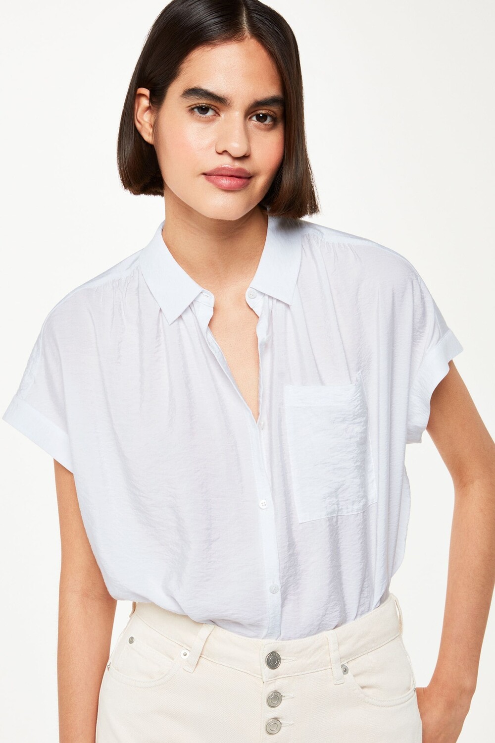 Футболка Nicola на пуговицах Whistles, белый
Футболка Nicola на пуговицах Whistles, белый