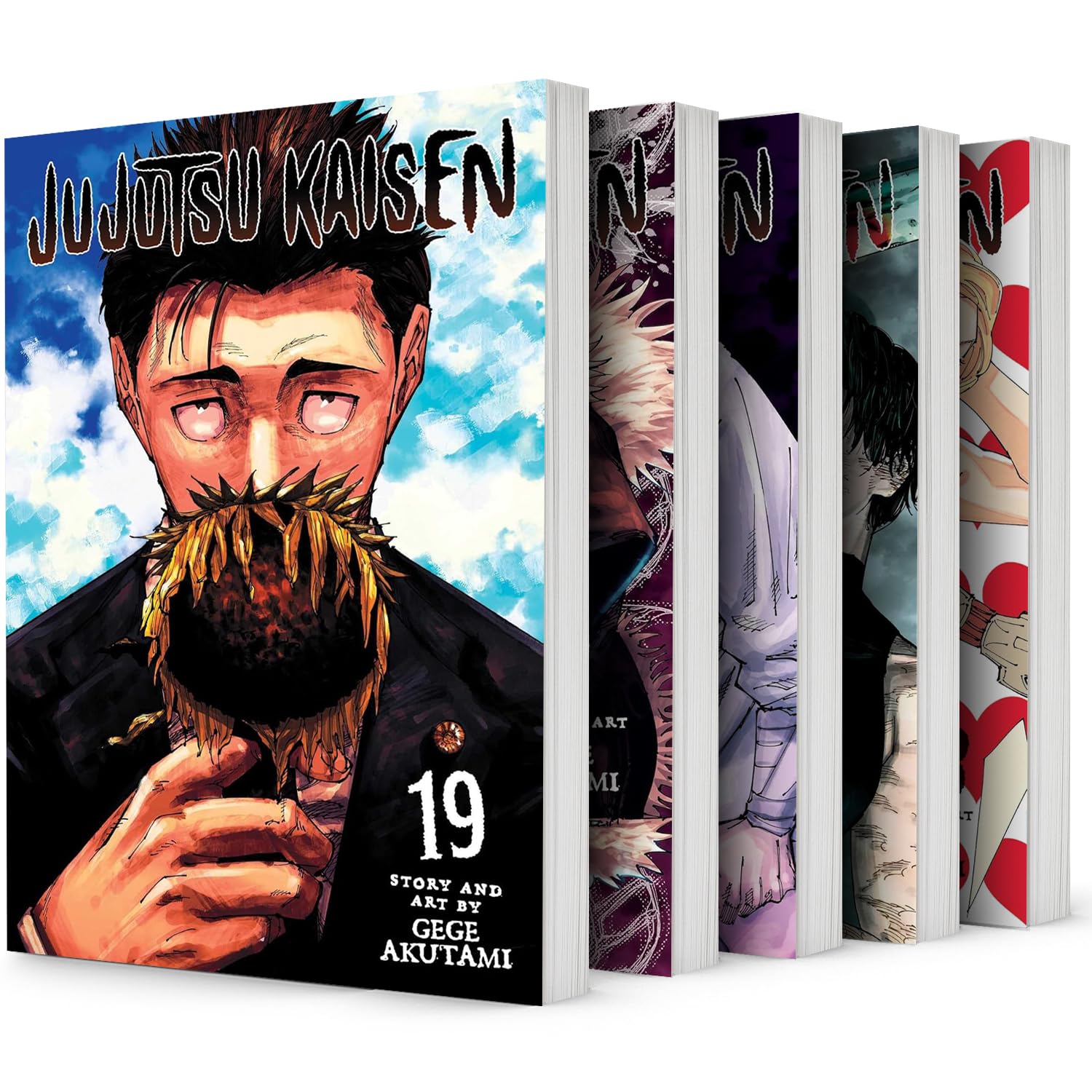 The Jujutsu Kaisen Series. 5 Books Collection Set. Vol. 19-Vol. 23 by Gege Akutami (Viz Media)
The Jujutsu Kaisen Series. 5 Books Collection Set. Vol. 19-Vol. 23 by Gege Akutami (Viz Media)