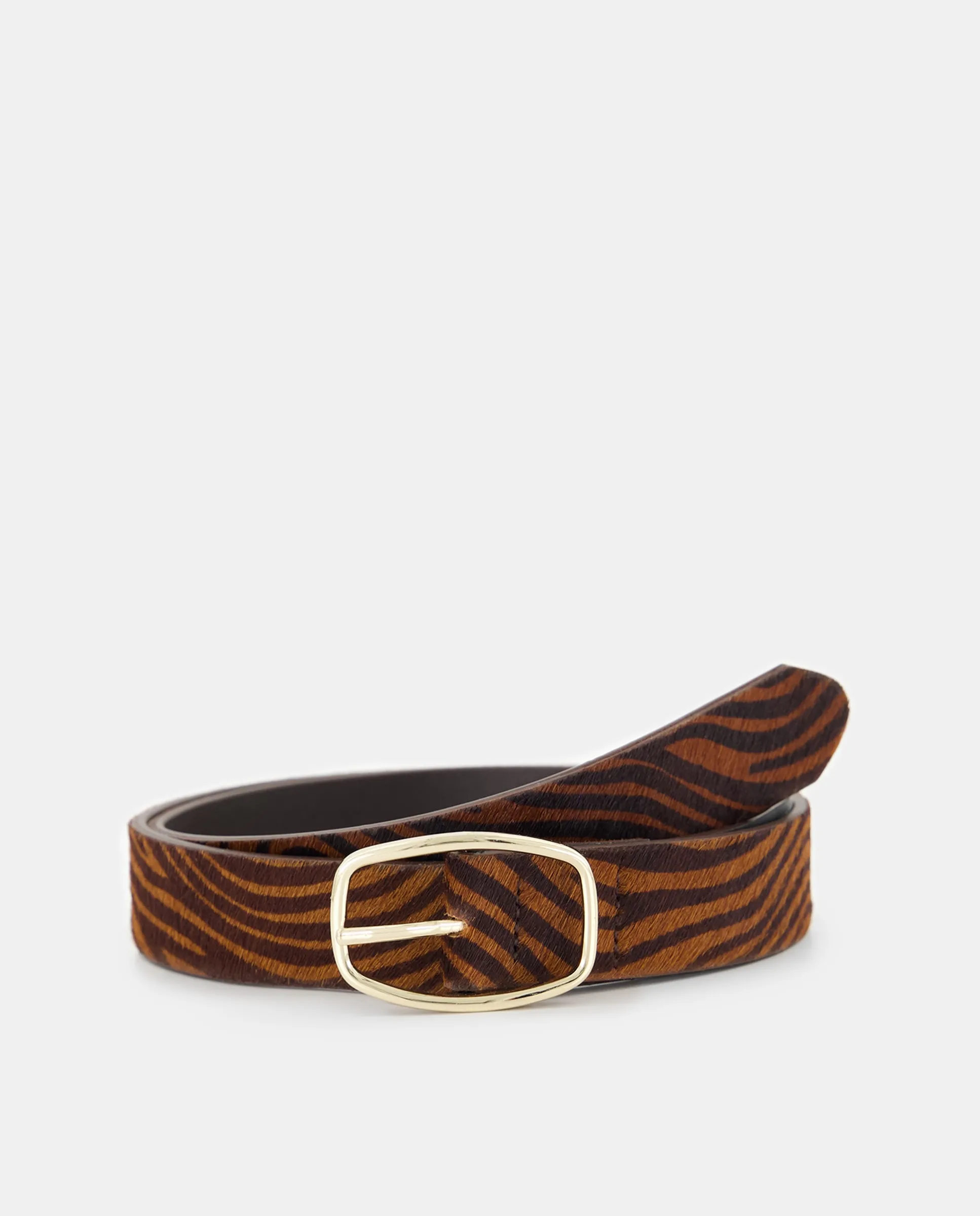 Ремень из кожи с принтом зебра Latouche, коричневый
Ремень из кожи с принтом зебра Latouche, коричневый