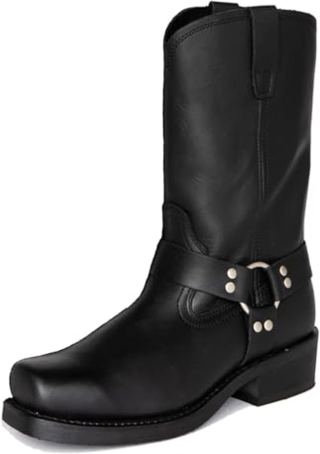 Мужские байкерские ботинки JHTZXEEI, мужские с запряжкой, из телячьей кожи, мужские ботинки на молнии, мужские вестерн-ботинки из искусственной кожи, черный
Мужские байкерские ботинки JHTZXEEI, мужские с запряжкой, из телячьей кожи, мужские ботинки на молнии, мужские вестерн-ботинки из искусственной кожи, черный