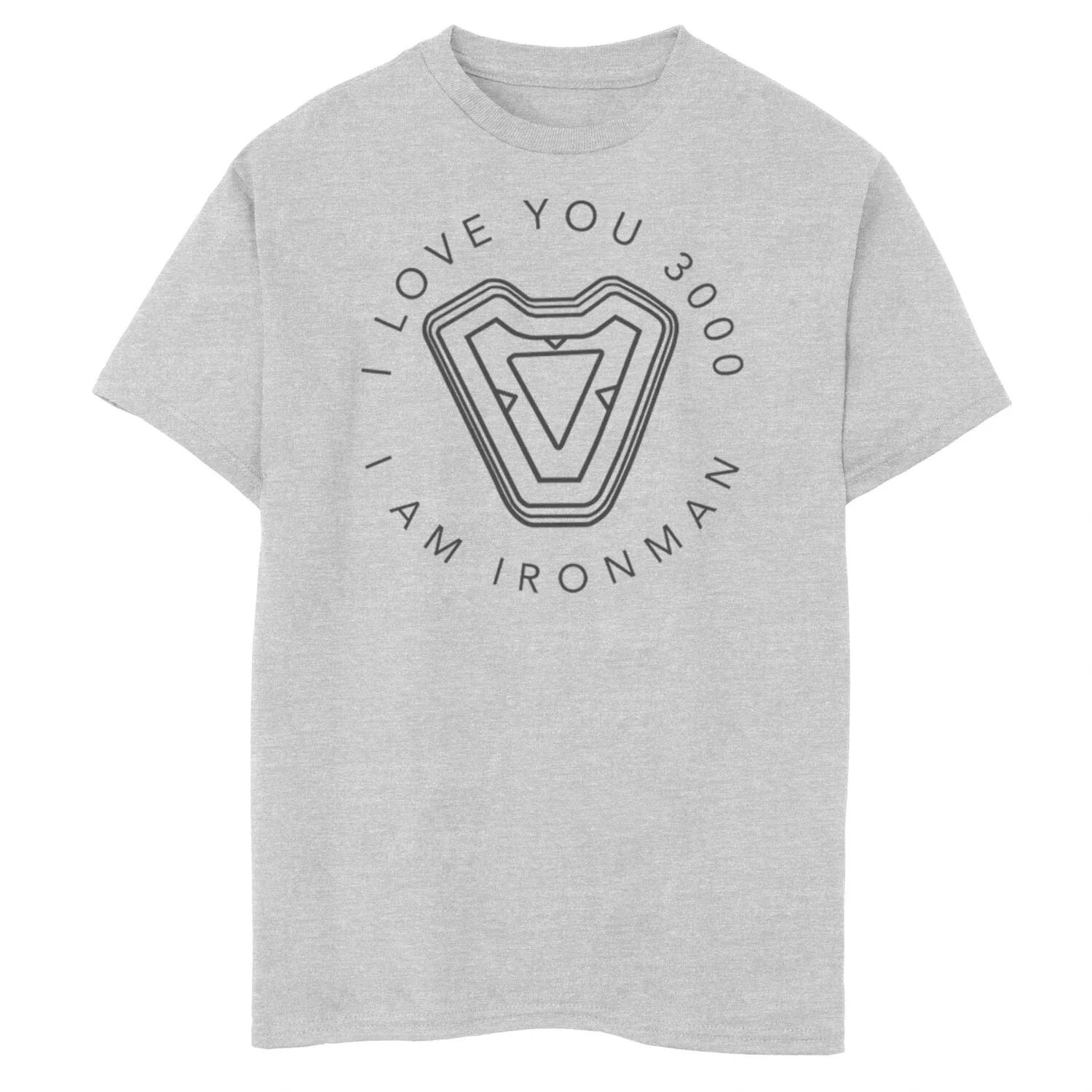 Футболка с сердечком Marvel Iron Man для мальчиков 8–20 лет Licensed Character 
Футболка с сердечком Marvel Iron Man для мальчиков 8–20 лет Licensed Character