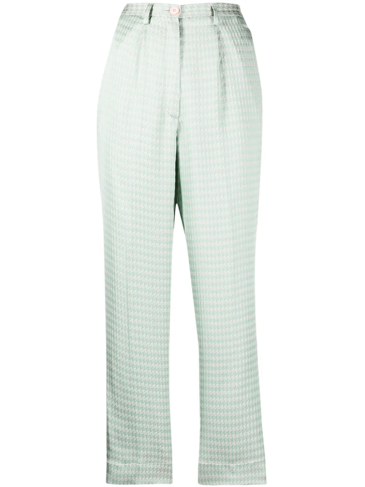 Forte Forte укороченные брюки в ломаную клетку с завышенной талией, зеленый
Forte Forte укороченные брюки в ломаную клетку с завышенной талией, зеленый