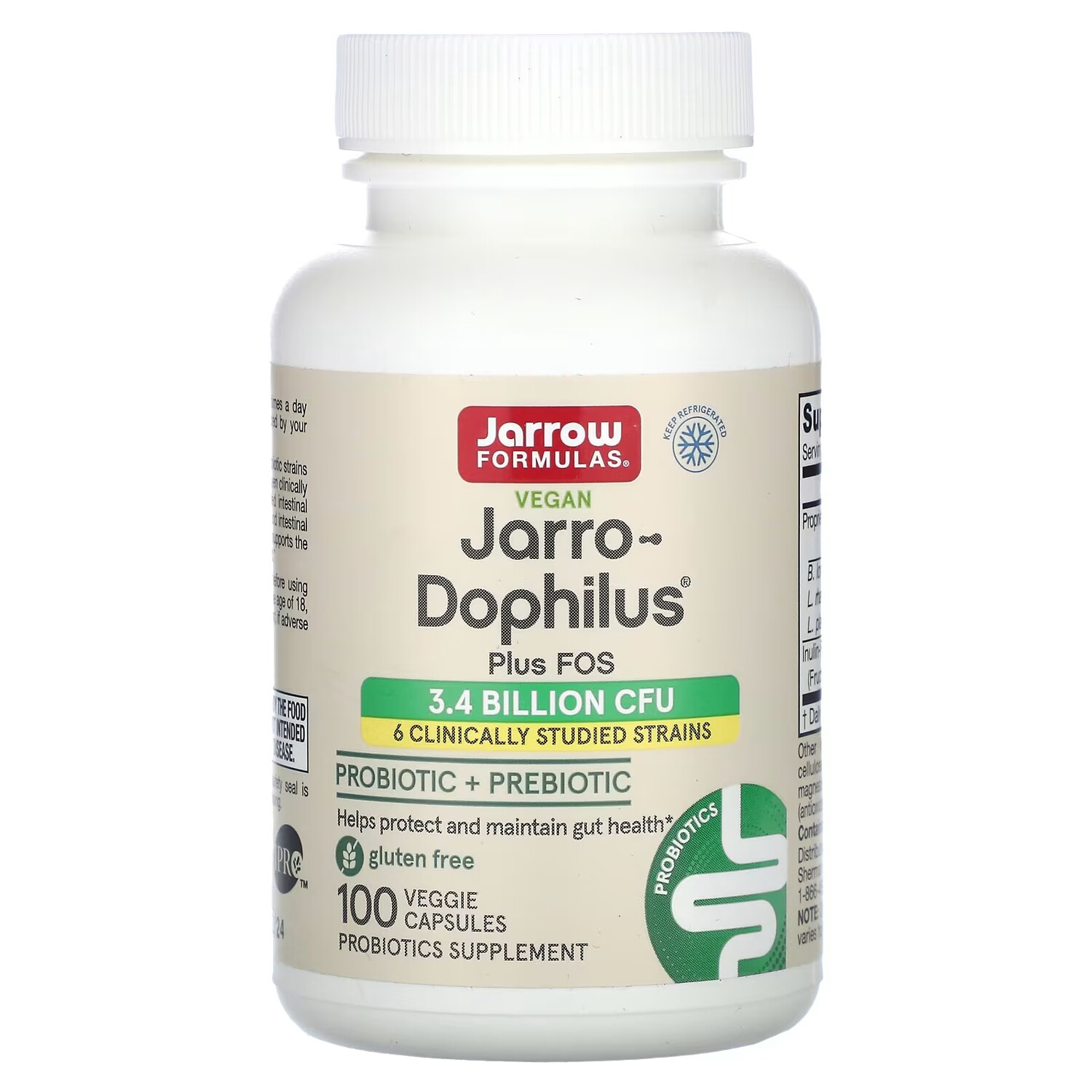 Jarrow Formulas Веганский Jarro-Dophilus Plus FOS 100 растительных капсул
Jarrow Formulas Веганский Jarro-Dophilus Plus FOS 100 растительных капсул