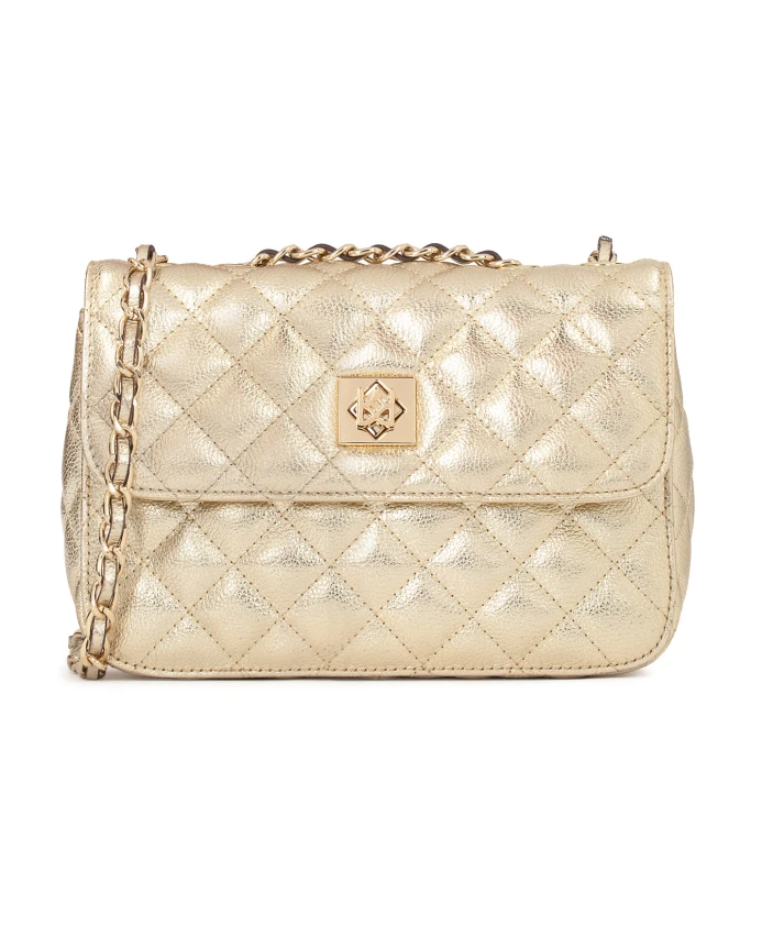 Золотистая сумка на плечо с мягкой подкладкой Kazar, желтый
Золотистая сумка на плечо с мягкой подкладкой Kazar, желтый