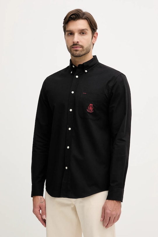 Хлопковая рубашка Tommy Hilfiger, черный
Хлопковая рубашка Tommy Hilfiger, черный