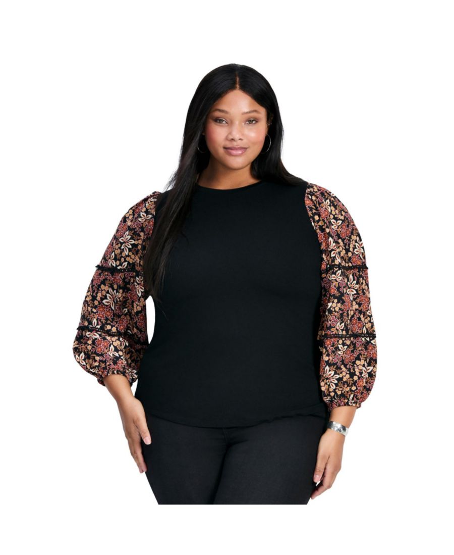 Женская блузка Melody с рукавами-блузоном AVENUE, Black charm
Женская блузка Melody с рукавами-блузоном AVENUE, Black charm