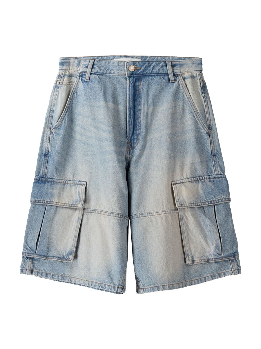 Джинсы карго свободного кроя Bershka, светло-синий
Джинсы карго свободного кроя Bershka, светло-синий