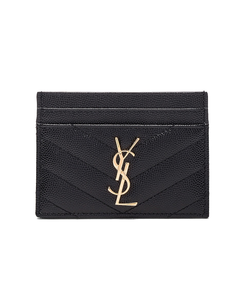 Футляр для кредитных карт Cassandre Saint Laurent, Black & Gold
Футляр для кредитных карт Cassandre Saint Laurent, Black & Gold