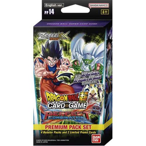 Карточная игра Dragon Ball Super Masters: Perfect Combination Premium Pack (Pp14) – 6 Set Bandai
Карточная игра Dragon Ball Super Masters: Perfect Combination Premium Pack (Pp14) – 6 Set Bandai