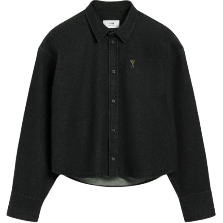 Рубашка Ami De Coeur от Ami Paris AMIPARIS, черный/хаки
Рубашка Ami De Coeur от Ami Paris AMIPARIS, черный/хаки
