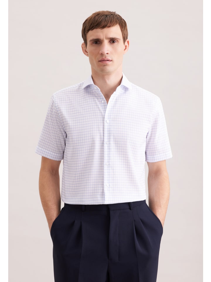 Seidensticker Деловая рубашка, стандартный размер, средне-синего цвета
Seidensticker Деловая рубашка, стандартный размер, средне-синего цвета