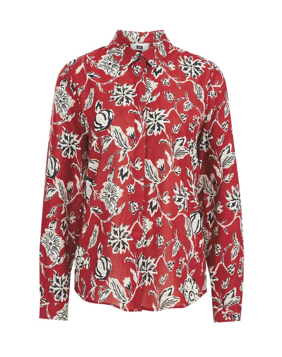 Блуза We Fashion, красный 
Блуза We Fashion, красный