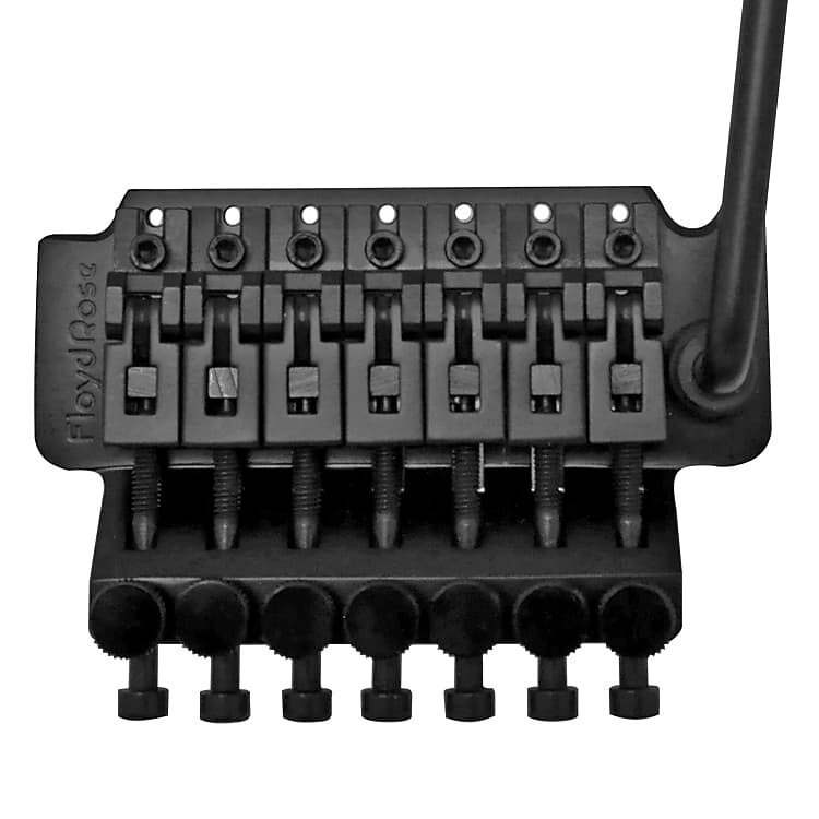 Оригинальная 7-струнная система тремоло - Satin Black Floyd Rose FRTS200 Original 7-String Tremolo Bridge System
Оригинальная 7-струнная система тремоло - Satin Black Floyd Rose FRTS200 Original 7-String Tremolo Bridge System