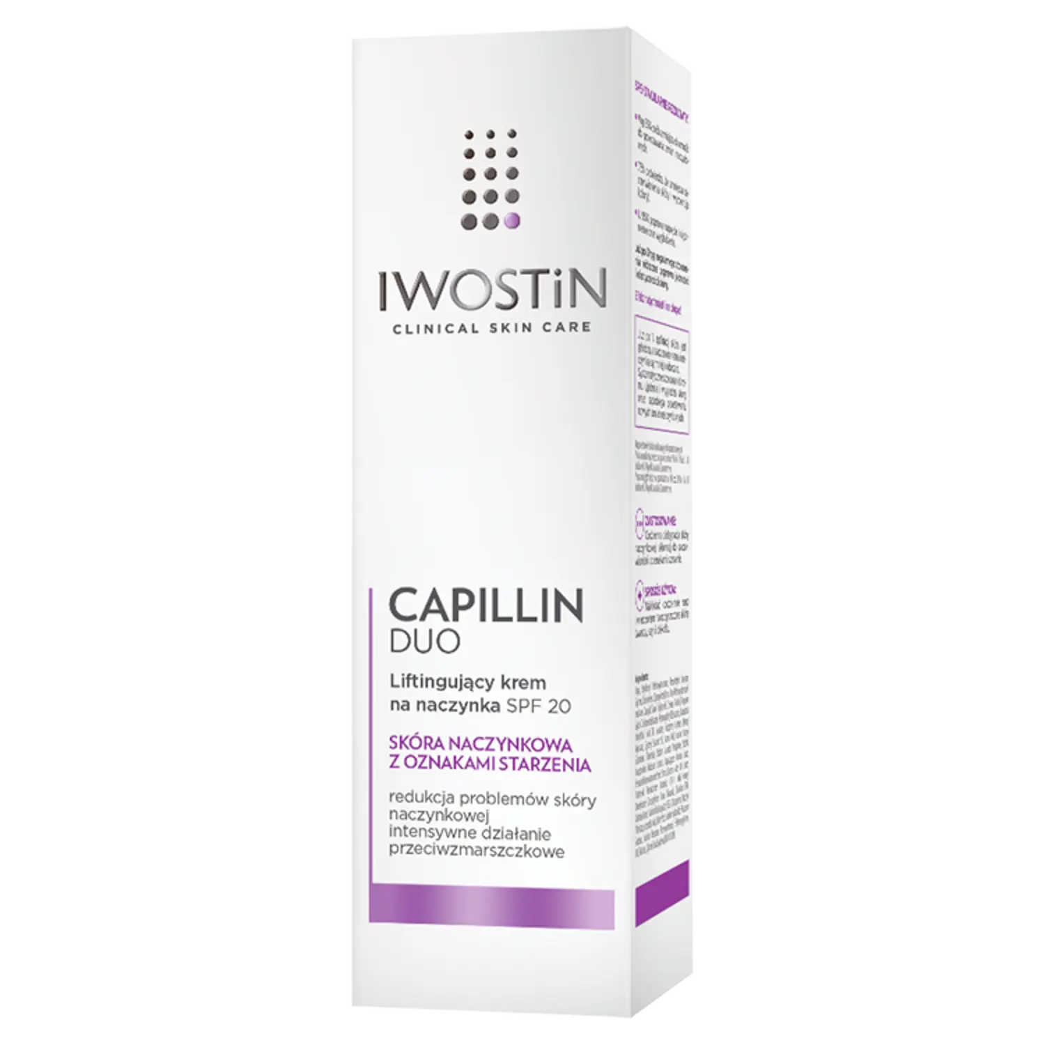 Iwostin Capillin Duo лифтинг-крем для лица с капиллярами SPF20, 40 мл
Iwostin Capillin Duo лифтинг-крем для лица с капиллярами SPF20, 40 мл