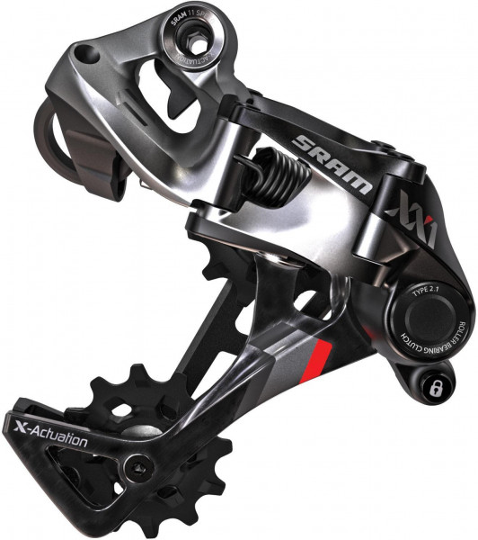 Задний переключатель SRAM X-Horizon XX1 Type 2.1, черно-красный
Задний переключатель SRAM X-Horizon XX1 Type 2.1, черно-красный
