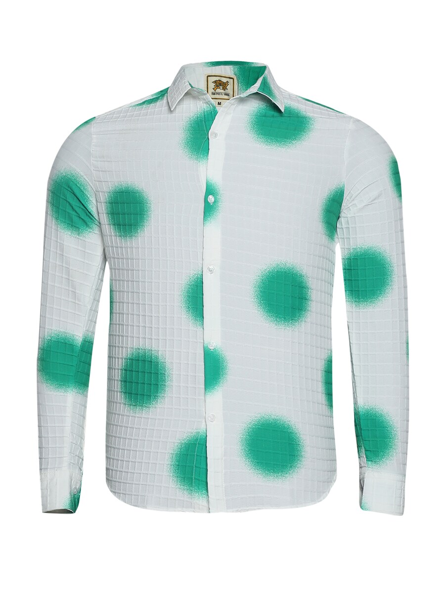 Рубашка на пуговицах классического кроя Campus Sutra, белый
Рубашка на пуговицах классического кроя Campus Sutra, белый