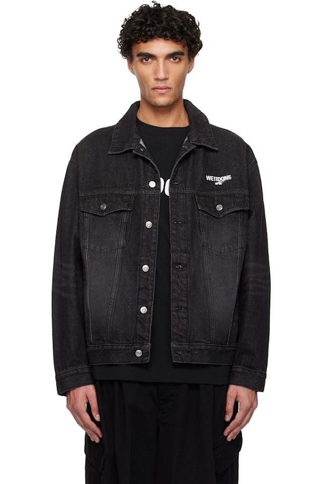 Джинсовая куртка-тракер «1506» We11Done, черный
Джинсовая куртка-тракер «1506» We11Done, черный